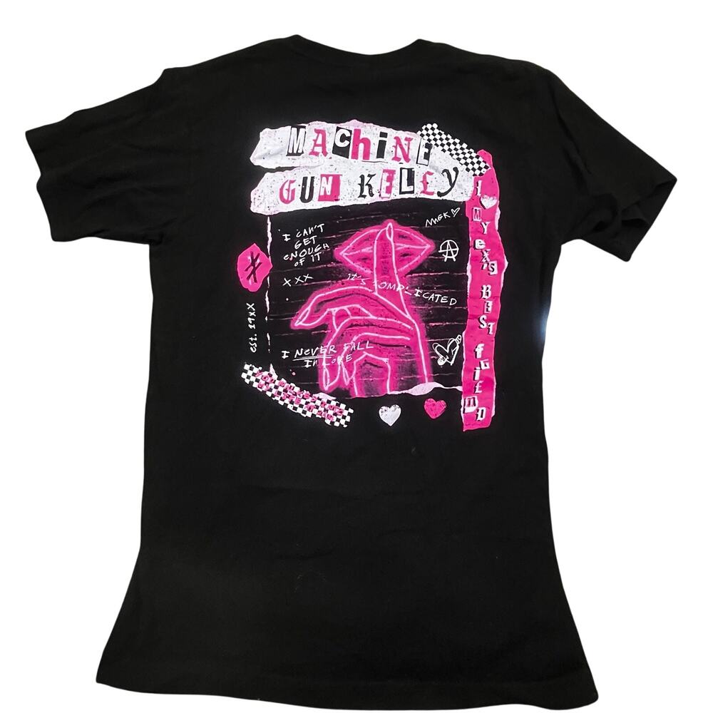 Machine Gun Kelly Shirt Women Medium Black My Ex's Best Friend Graphic‎ Band Tee